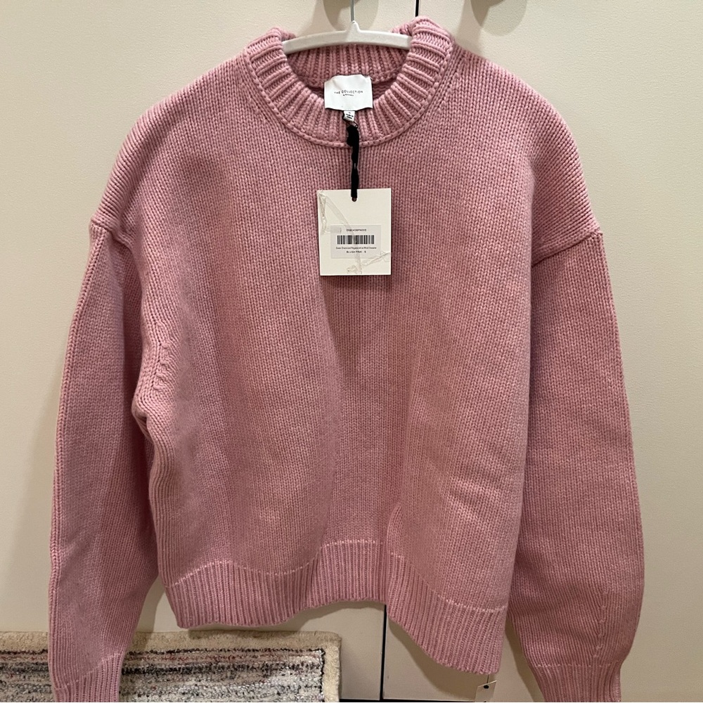 Reformation blush pink wool sweater